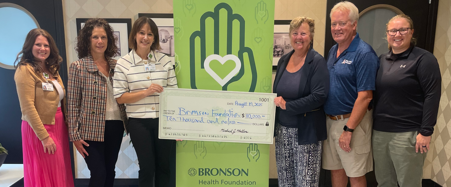 Bronson Foundation and West Michigan Cancer Center our two benefactors